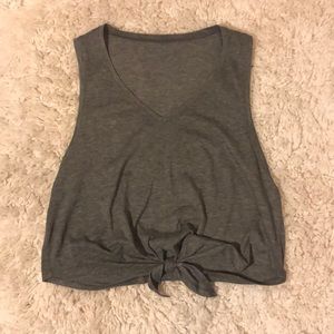 Lululemon Knot Gonna Fly Top Grey